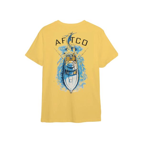 MENS TOP VIEW S/S TEE FLAX