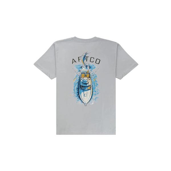 YOUTH TOP VIEW S/S TEE NAVY