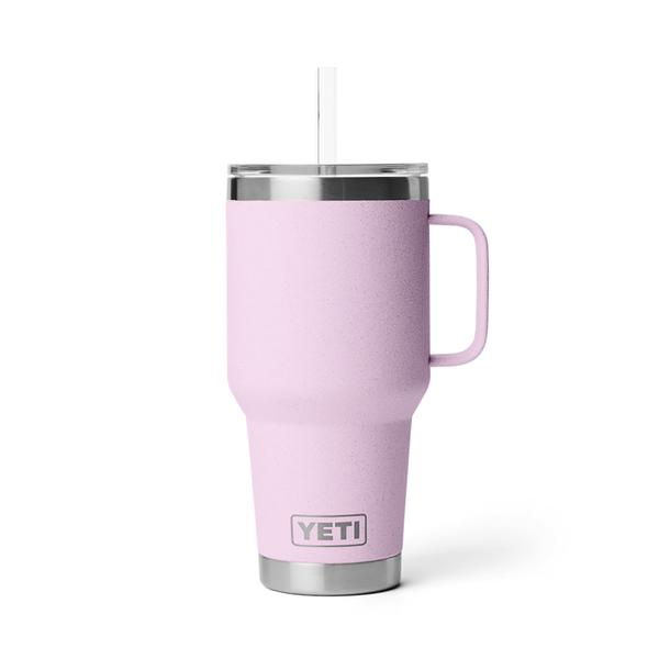 RAMBLER 35OZ STRAW MUG CHERRY BLOSSOM