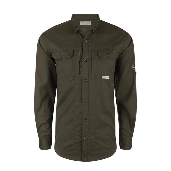 WINGSHOOTERS TREY DOBBY SOLID L/S CRO/CROCODILE