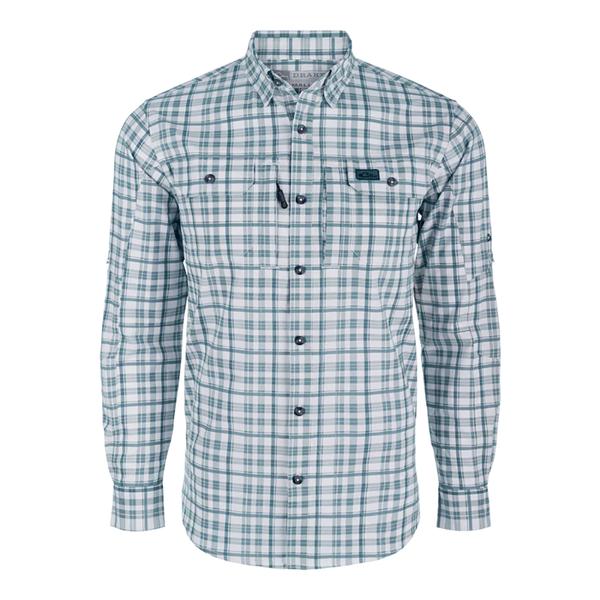 HUNTER CREEK WINDOW PANE PLAID L/S ESB/ENSIGNBLUE