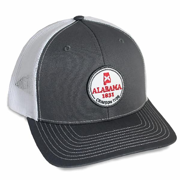 WOVEN CIRCLE BADGE TRUCKER HAT RICH112