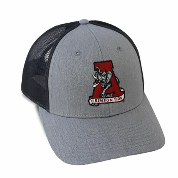 EMB VINTAGE A TRUCKER HAT RICH115 HTRGREY/DARKCHARCOAL