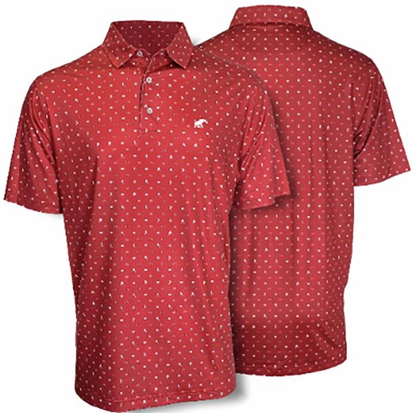 MENS PLAYER PRINTED POLO
