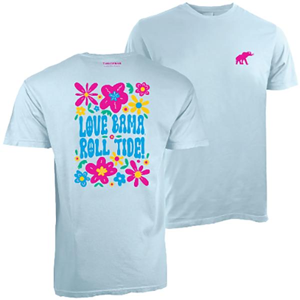 FLOWER POWER CC S/S TEE CHAMBRAY