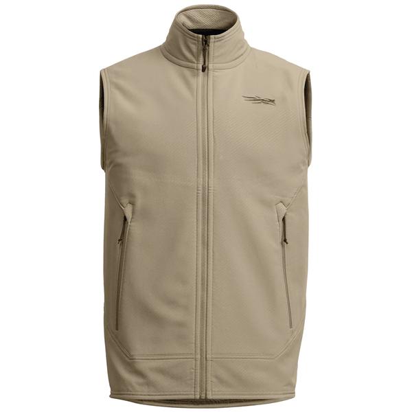 MEN'S ALPHA FLEECE VEST BUC/BUCKSKIN