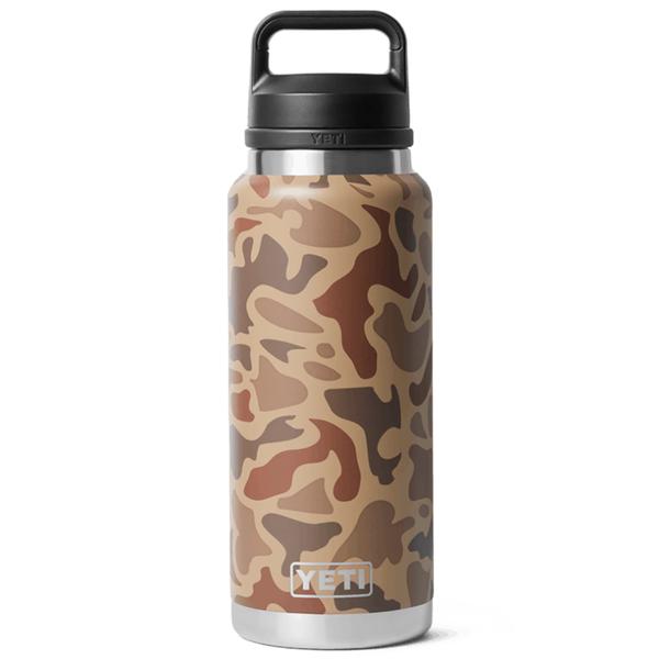 RAMBLER 36OZ BOTTLE CHUG WETLANDS CAMO 