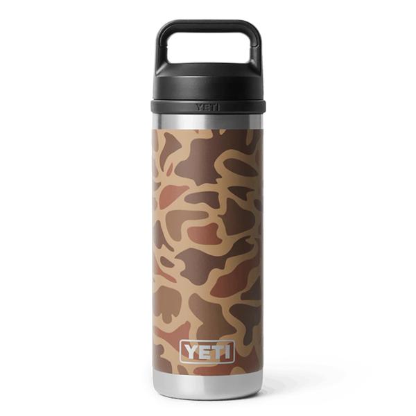 RAMBLER 18OZ BOTTLE CHUG WETLANDS CAMO