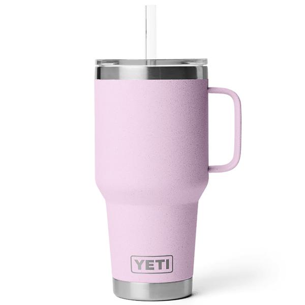 RAMBLER 35OZ STRAW MUG CHERRY BLOSSOM
