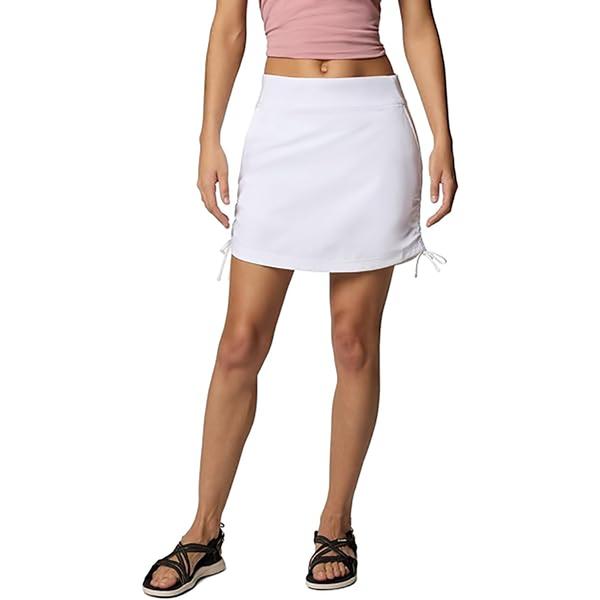 WOMENS ALL SEASON RUCHED SKORT 100/WHITE