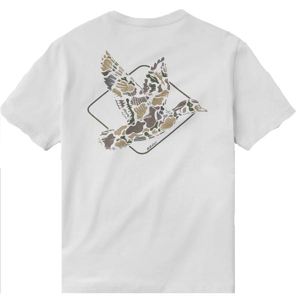 CAMO FLIGHT S/S TEE 1657/OYSTER