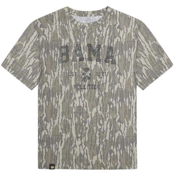 BAMA WASHED OUT MO S/S TEE BOTTOMLAND