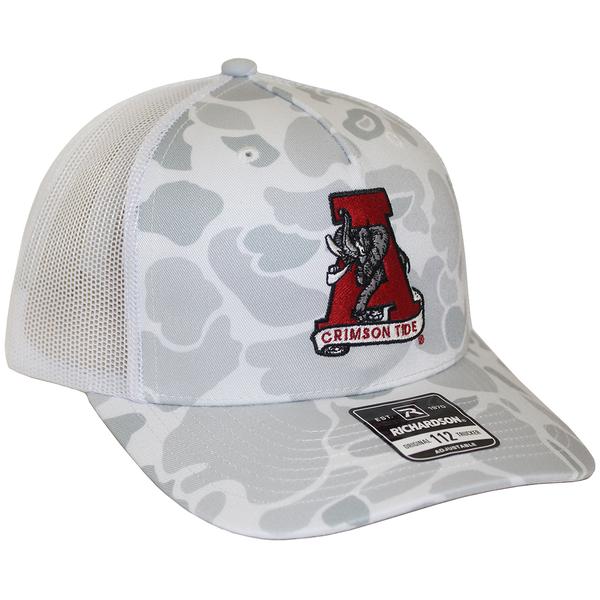 VINTAGE A TRUCKER HAT EMB 112PFP BLIZZARDDUCK/WHITE