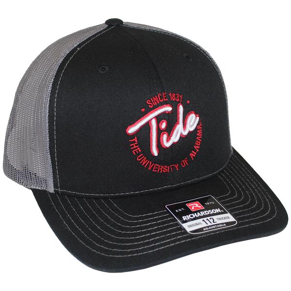 SCRIPT TIDE CIRCLE TRUCKER 3D EMB 112 BLACK/CHARCOAL