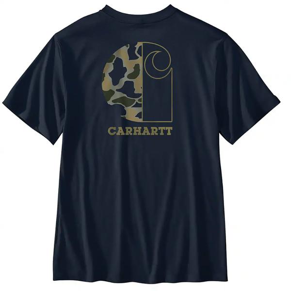 MEN'S RF LW SS CAMO GRAPHIC T-SHIRT I26/NAVY