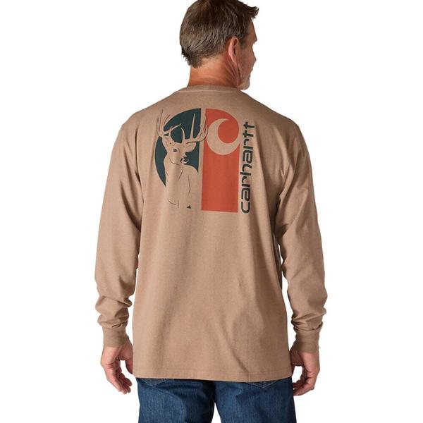 MEN'S LF HW LS DEER GRAPHIC T-SHIRT