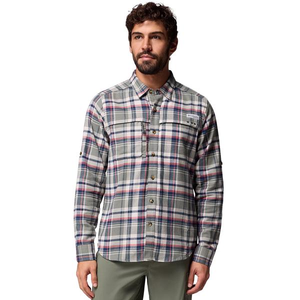 MEN`S WILD CAST FLANNEL SHIRT 316/CYPRESSBACKWATER