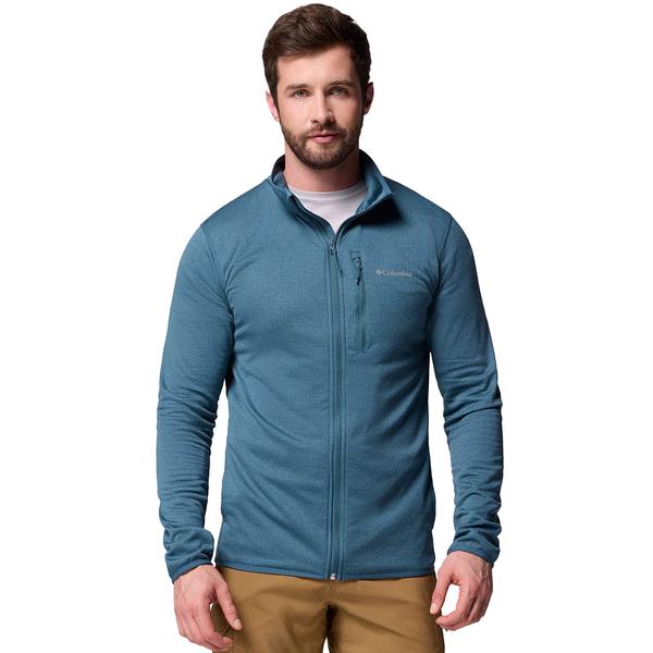 MEN`S ESSENTIAL HIKE GRID FLEECE FULL-ZIP 429/EVERBL