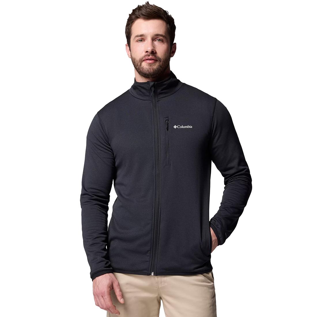 Men's Essential Hike Grid Fleece Full- Zip