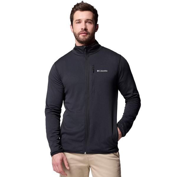 MEN`S ESSENTIAL HIKE GRID FLEECE FULL-ZIP