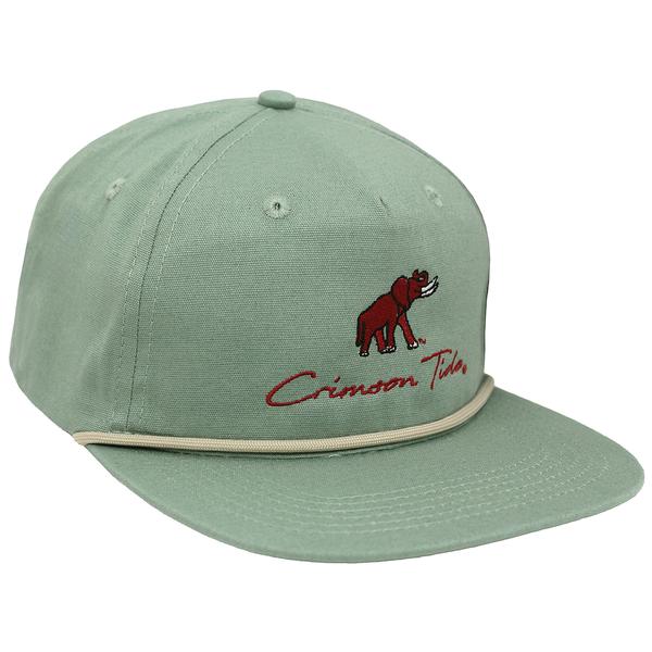 ELEPHANT CRIMSON TIDE HAT LH EMB GOAT ROPE BARNACLE