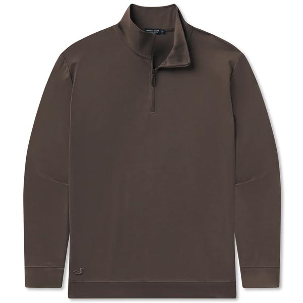 MEN'S PEACHTREE PERFORMANCE QUARTERZIP STONEBROWN