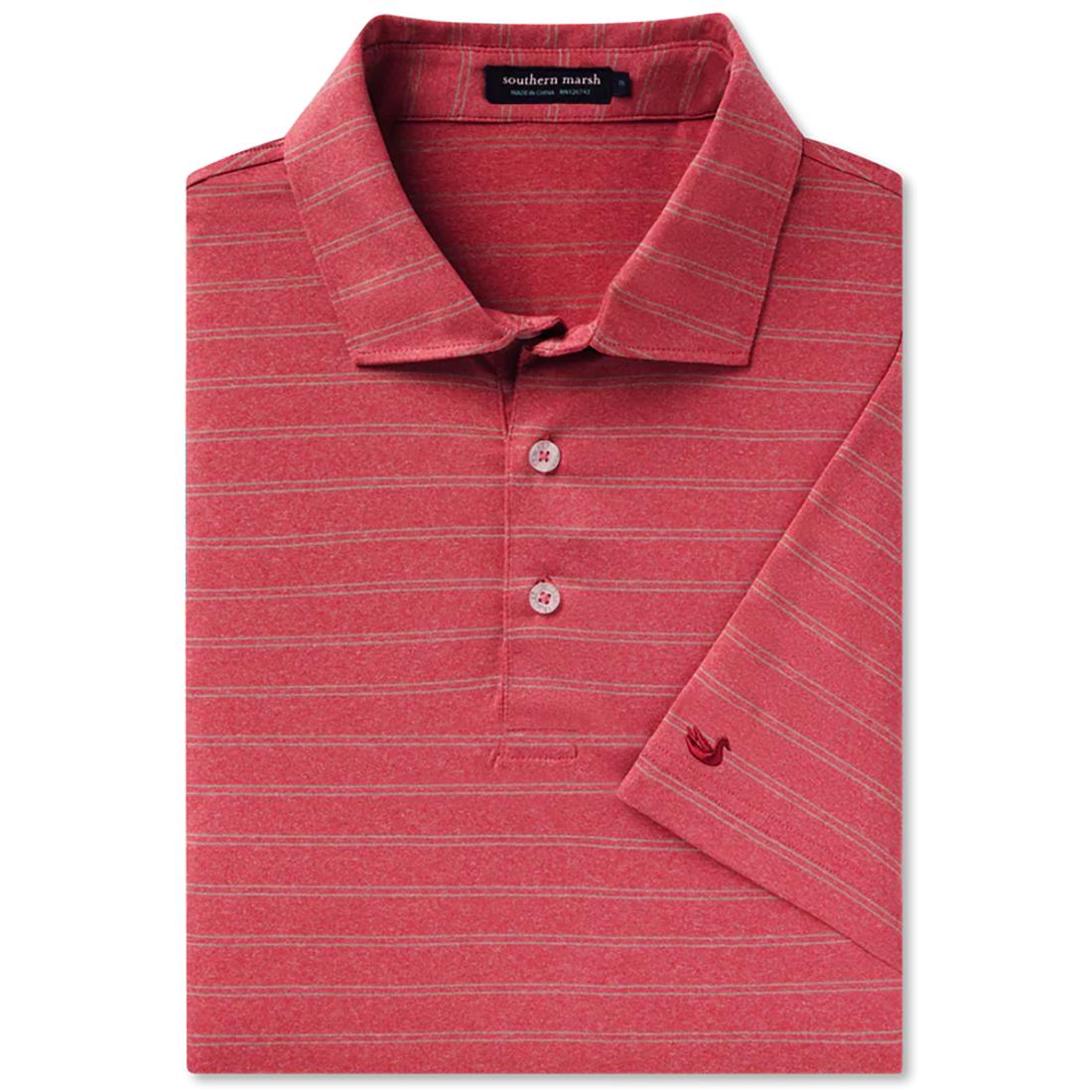 Men's Newcastle Stripe Featherlight Polo