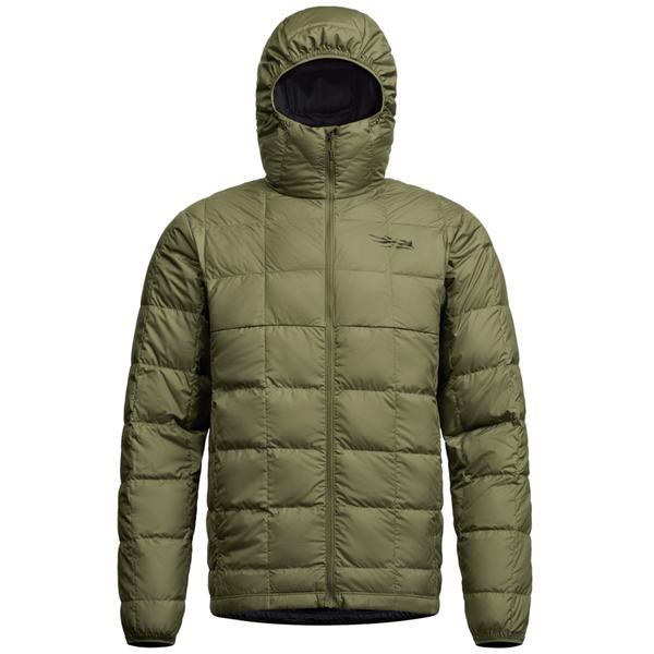 MEN'S MICRODOWN HOODED JACKET OLV/OLIVEGREEN
