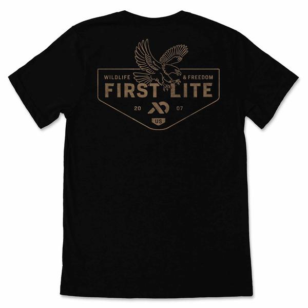 MEN'S FIRST LITE LOCK UP EAGLE T-SHIRT BLACK