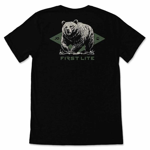 MEN'S FIRST LITE BEAR Country T-SHIRT BLACK