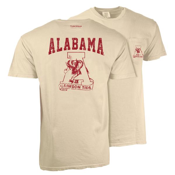 ALABAMA VINTAGE A CC S/S TEE IVORY