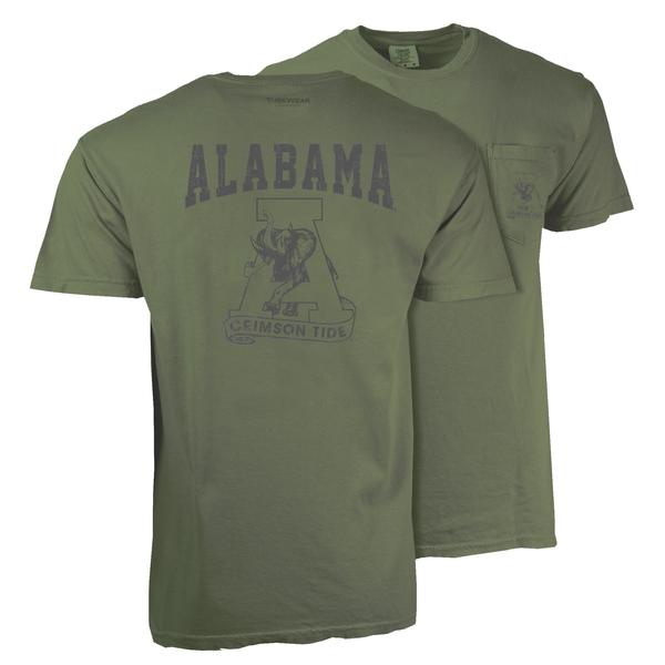 ALABAMA VINTAGE A CC S/S TEE MOSS