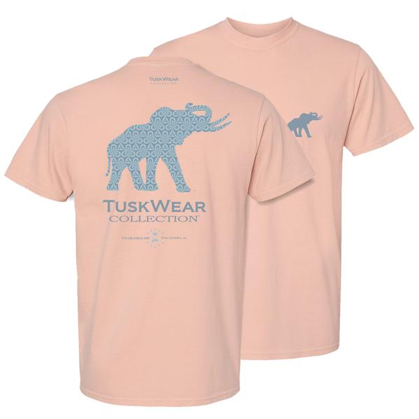 GIRLY ELEPHANT 3 CC S/S TEE PEACHY