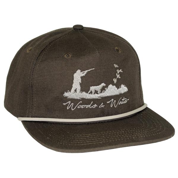 UPLAND BIRD DOG SCENE GOAT ROPE HAT ROUX