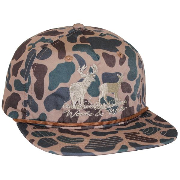 WW DEER SCENE GOAT ROPE HAT DELTA
