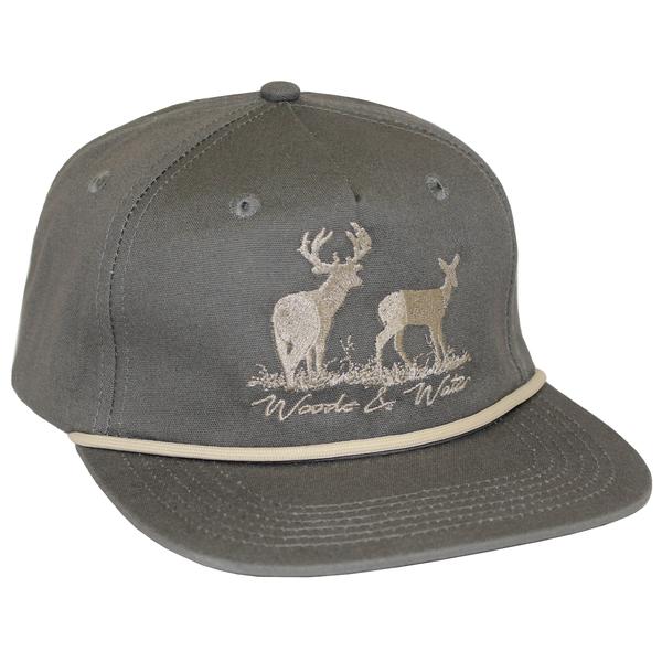 WW DEER SCENE GOAT ROPE HAT LEAD