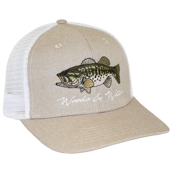 BASS WNW SLATE HAT KHAKI/WHITE/WHITE