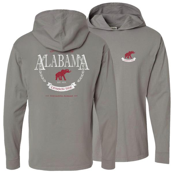 LEGACY DESIGN CW L/S HOODED CONCRETEGREY