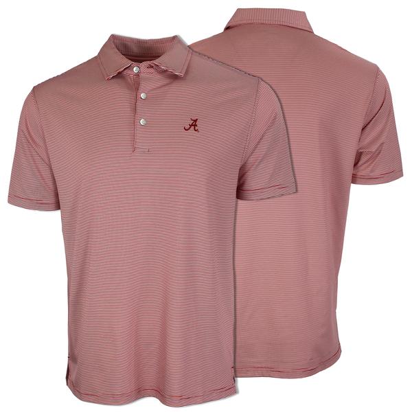LUXURY STRIPE SCRIPT A POLO CRIMSON/WHITE